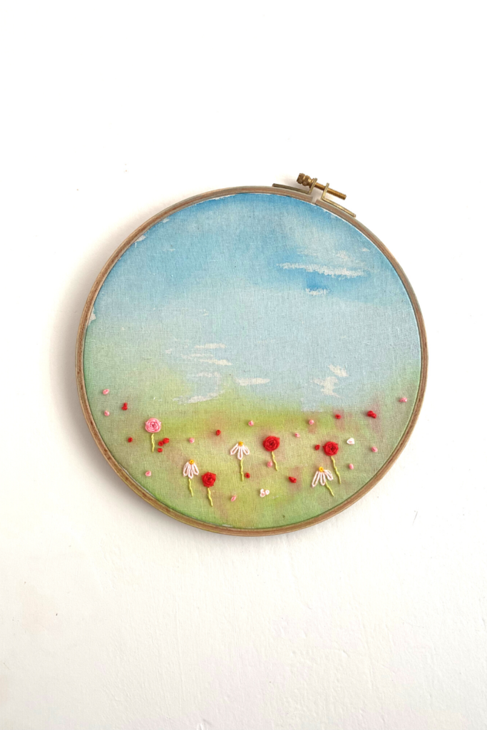 WATERCOLOR EMBROIDERY