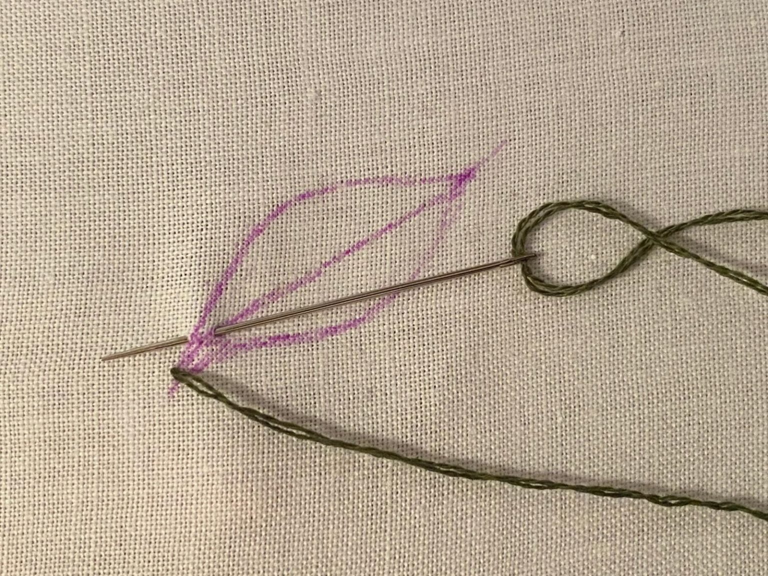 How to Make a Hand-Embroidered Leaf with a Blanket Stitch | Missy Kate ...