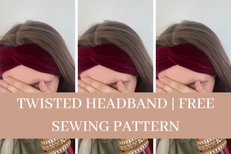 TWISTED HEADBAND SEWING PATTERN