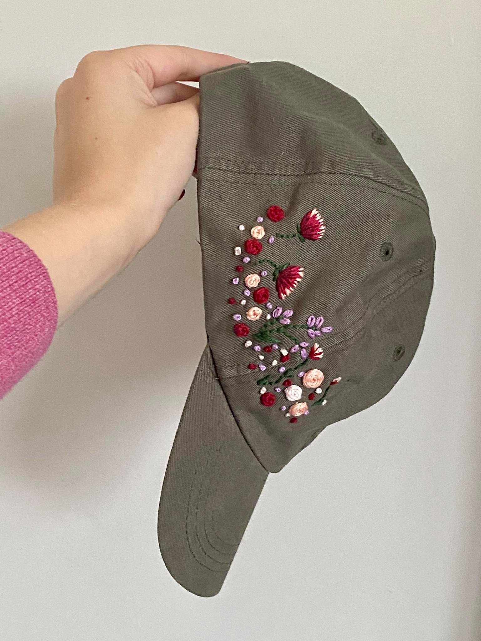 How to Embroider on a Hat or Cap | Simple DIY
