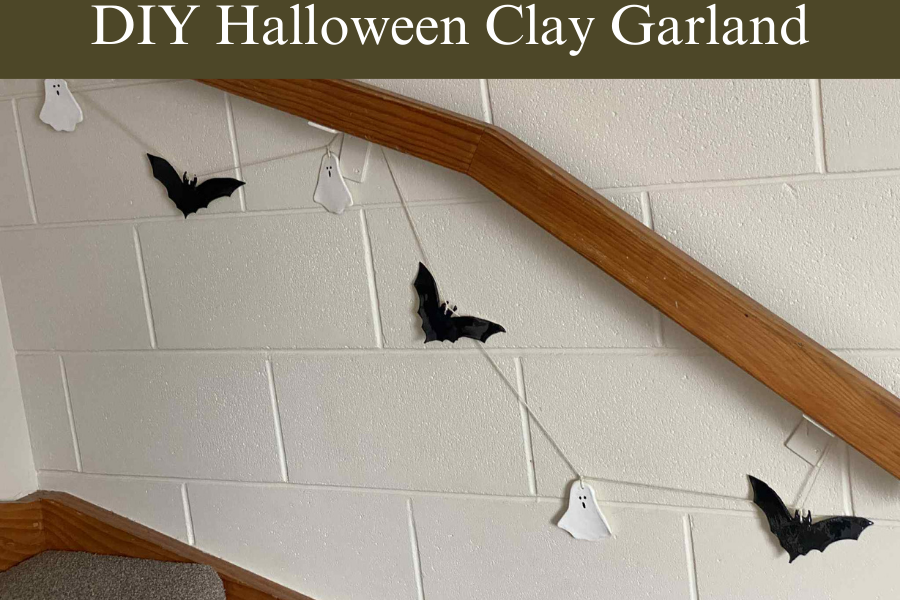 Halloween Clay Garland