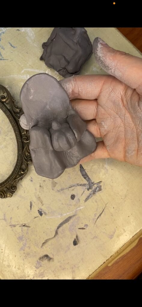 DIY Clay ghost Craft