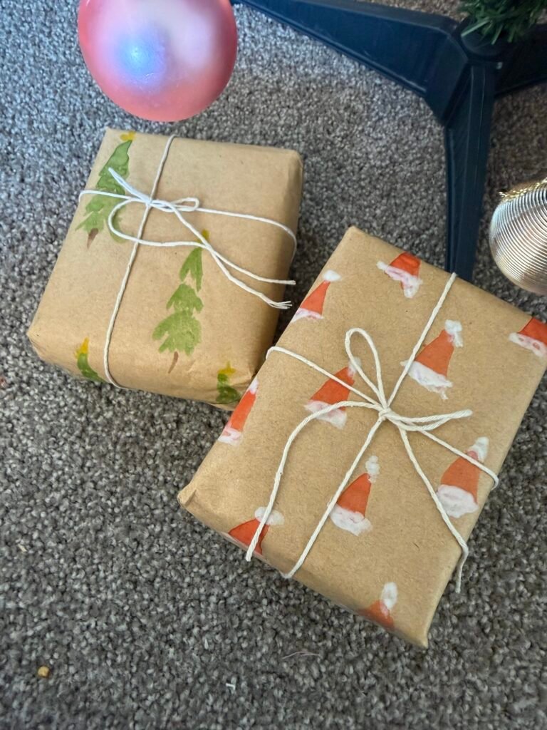 DIY Watercolor Christmas Wrapping Paper: A Simple Tutorial