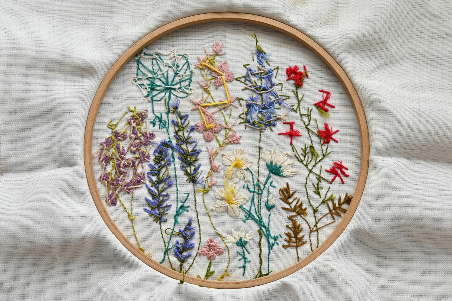 embroidery stitches too tight beginners